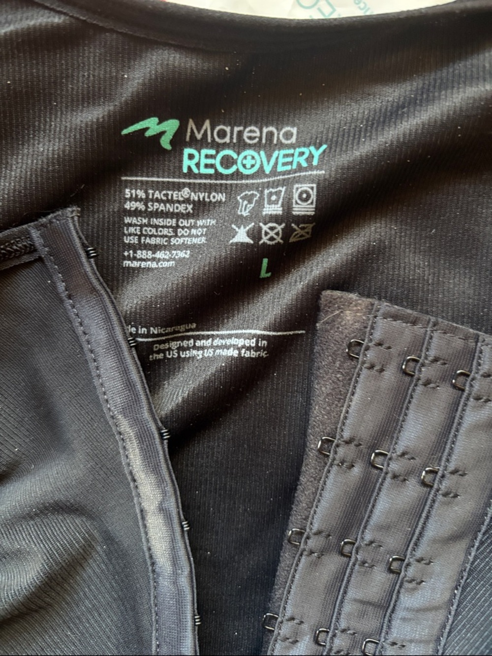 Marena Recovery Vest with 3/4-Length Sleeves in - Picture 5 of 5